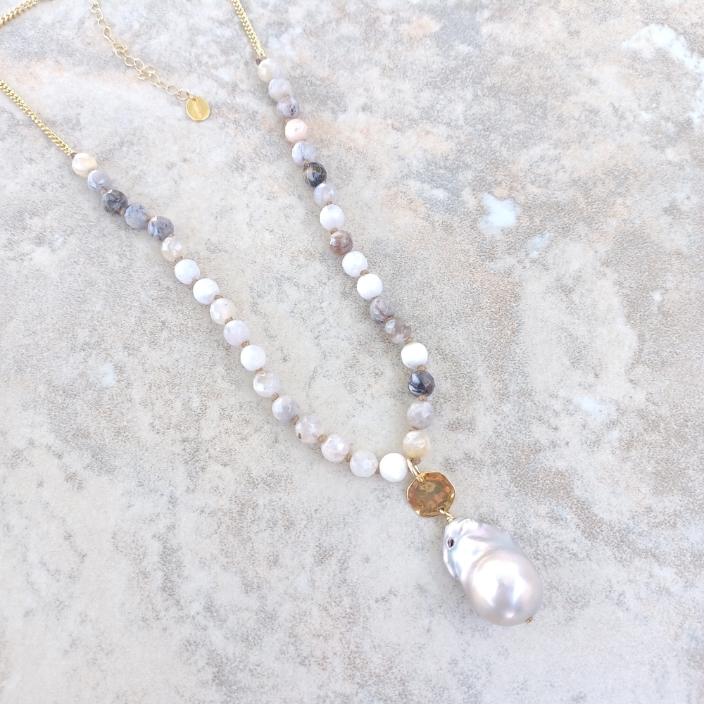 Chan Luu Pearl Necklace